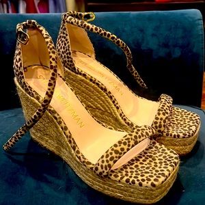 Stuart Weitzman platform wedges.